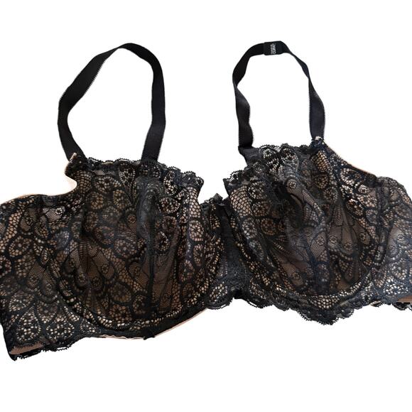 torrid Other - TORRID Curve | Black Lace Unlined Bra Balconette | 40 C BNWT